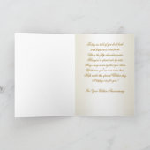 50周年結婚記念日グリーティングカード カード (内部)