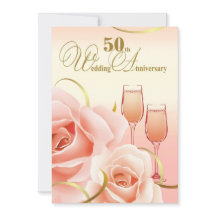 50周年結婚記念日パーティー招待状