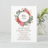 50周年結婚記念日パーティー招待状 招待状 (スタンド正面)