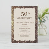 50周年結婚記念日パーティー招待状 招待状 (スタンド正面)