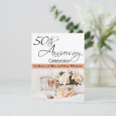 50周年結婚記念日パーティー招待状 招待状 (スタンド正面)