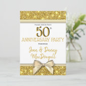 50周年結婚記念日パーティー招待状 招待状 (スタンド正面)