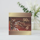 50周年結婚記念日パーティー 招待状 (スタンド正面)