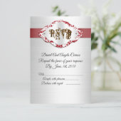 50周年結婚記念日出欠確認 招待状 (スタンド正面)