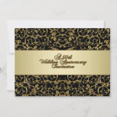 50周年結婚記念日招待状カード 招待状 (正面)