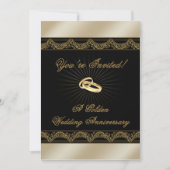 50周年結婚記念日招待状カード 招待状 (正面)