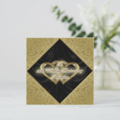 50周年結婚記念日招待状 招待状 (スタンド正面)