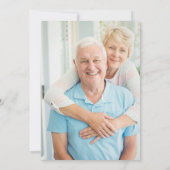 50周年結婚記念日招待状 招待状 (裏面)