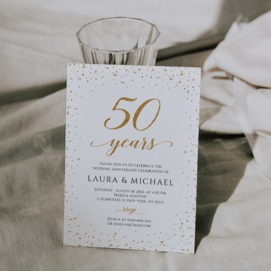 50周年結婚記念日招待状 - GAC24 招待状