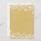 50周年結婚記念日 - まだゴールドをやめてる 招待状 (裏面)