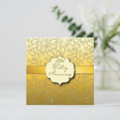 50周年結婚記念日 - ゴールデン 招待状 (スタンド正面)