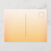 50周年結婚記念日　ゴールドの弓の招待状 ポストカード (裏面)