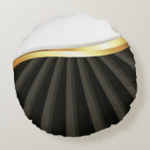 50周年結婚記念日 ゴールド宗教的お祝い ラウンドクッション (裏面)