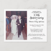 50周年結婚記念日 ヴィンテージ写真付き ポストカード (正面)