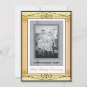 50周年結婚記念日 招待状 (正面)