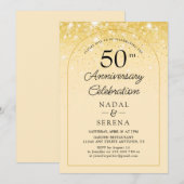 50周年結婚記念日 招待状 (正面/裏面)