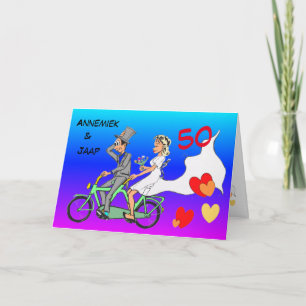 50周年結婚記念顧客グリーティングカード カード