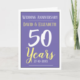 50周年結婚記念 カード