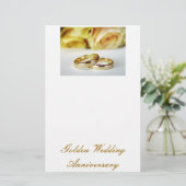50周年結婚記念 便箋 (スタンド正面)