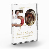 50周年結婚金ゴールド2 フォトブロック (左)