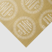 50周年結婚金ゴールド 薄葉紙 (詳細)