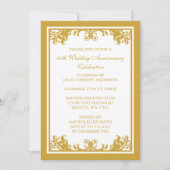 50周年結婚金花絵巻 招待状 (正面)