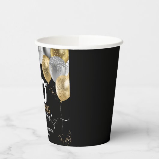 50周年結婚風船 紙コップ (左)