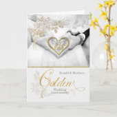 50周年結婚黄金期 カード (黄色い花)