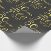 50周年結婚50年 ラッピングペーパー (角)