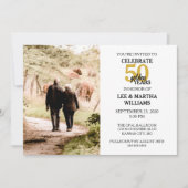 50周年結婚50金祝年 招待状 (正面)