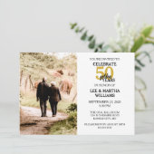 50周年結婚50金祝年 招待状 (スタンド正面)