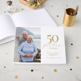50周年結婚50黄金エレガント年 ゲストブック