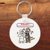 50周年結婚6回目 キーホルダー (正面)