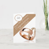 50周年結婚 カード (正面)