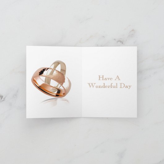 50周年結婚 カード (内部)