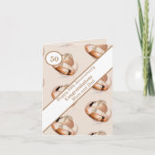 50周年結婚 カード (正面)