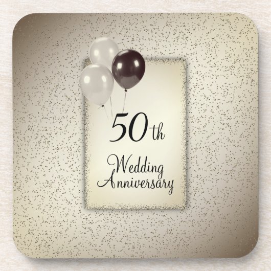 50周年結婚 コースター (正面)