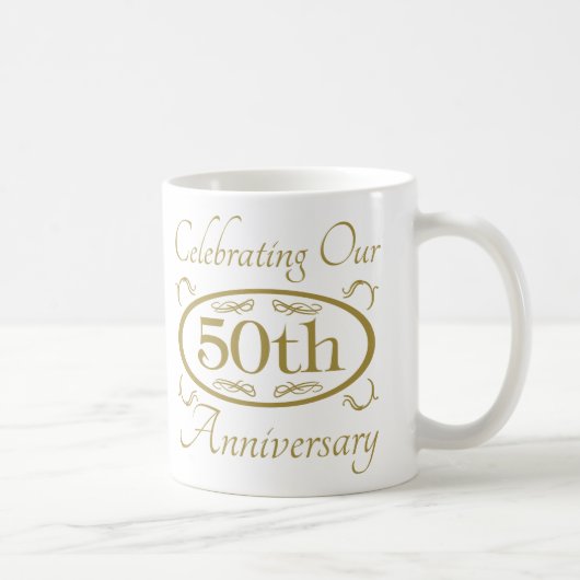50周年結婚 コーヒーマグカップ (右)