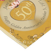 50周年結婚 ショートテーブルランナー (コーナー)