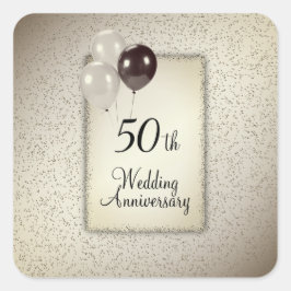 50周年結婚 スクエアシール