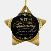 50周年結婚 セラミックオーナメント (裏面)