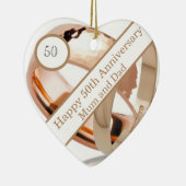 50周年結婚 セラミックオーナメント (右)