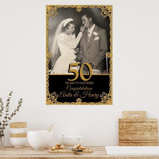 50周年結婚 ポスター (キッチン)