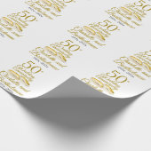 50周年結婚 ラッピングペーパー (角)