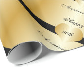 50周年結婚 ラッピングペーパー (ロールコーナー)