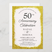 50周年結婚 招待状 (正面/裏面)