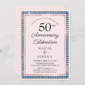 50周年結婚 招待状 (正面/裏面)