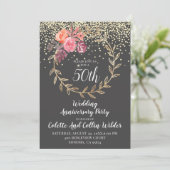 50周年結婚 招待状 (スタンド正面)