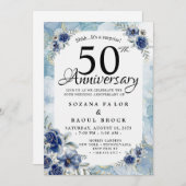 50周年結婚 招待状 (正面/裏面)