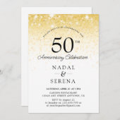 50周年結婚 招待状 (正面/裏面)
